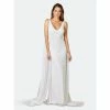 Lara 51055 - Beaded Bridal Gown With Flowing Cape Dresses Ivory