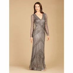 Lara Long Sleeve Fringe Dress Dresses Black