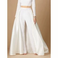 Lara 29292 - Detachable Overskirt Skirts Ivory