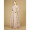 Lara Long Sleeve High Neck Gown Dresses Antique Rose
