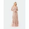 Lara Cape Sleeve Lace Modest Gown Dresses Blush