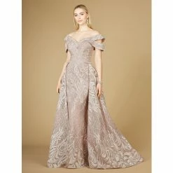 Lara Off Shoulder Mermaid Lace Gown Dresses Rosewater